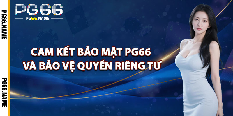 Bảo Mật PG66 – Hệ Thống An Ninh Mang Tiêu Chuẩn Quốc Tế 3 Cam Kết Bảo Mật PG66 Và Bảo Vệ Quyền Riêng Tư